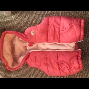 Cute, pink , puffy vest
